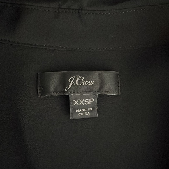 J.Crew 100% silk shirt sleeves blouse shirt size petite XXS - Picture 10 of 11